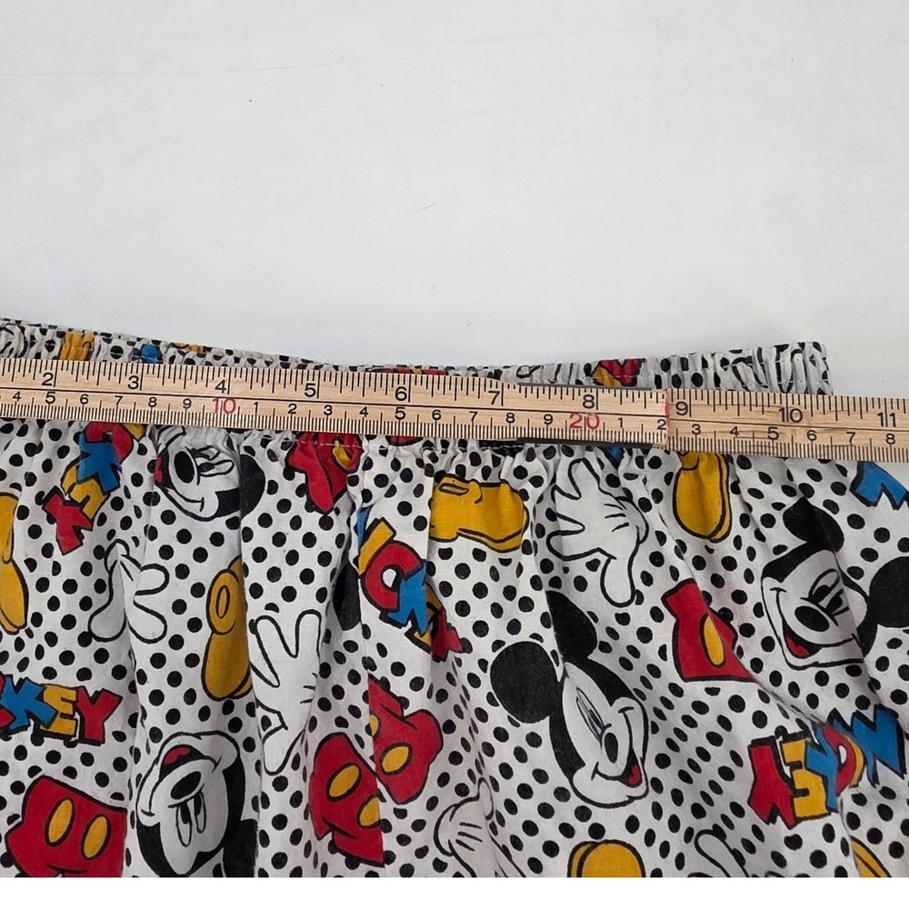 VINTAGE 90S MICKEY MOUSE ALL OVER PRINT PANTS YOUTH SMALL SINGLE STITCH RARE EUC - Picture 7 of 9